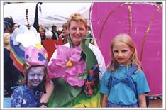Girls at the festival Girls at the festival