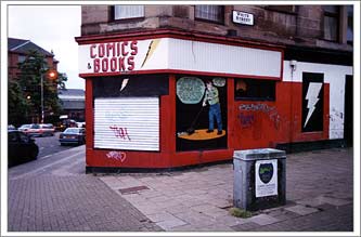 Photo: Comics store
