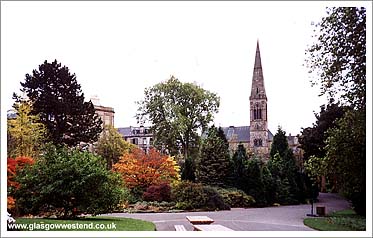 Looking north from the Botanic Gardens