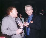 Photo: Michael Dale at WEF 2002 launch.
