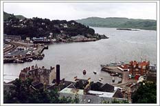 Oban view from hill looking left Oban view from hill