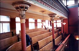 Photo: seats inside St Vincent St Church