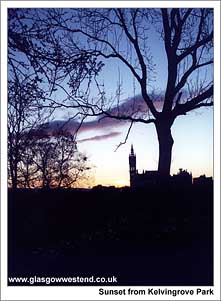 Kelvingrove Sunset