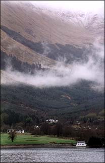Photo: Mist in the valley.