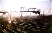 View from London train.