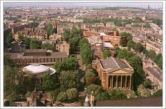 View from Glasgow University Tower