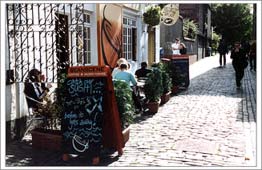 Outside dining at Beanscene