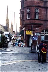 Corner of Bank St and Great Western Road