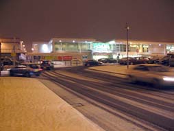 Photo: Clydebank shopping centre snow storm.