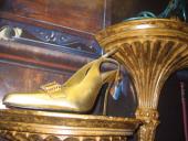 Photo: gold retro shoes.