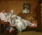 Photo: Boucher Woman on a Daybed.