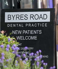 Photo: byres road dental practice.