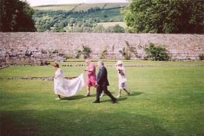 Photo: Melrose Abbey Wedding.