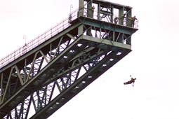 Photo: Absailing from Finnieston Crane.