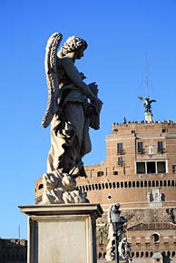 Photo: Angels on bridge in Rome.