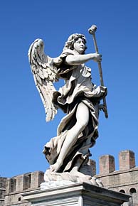 Photo: Angels on bridge in Rome.