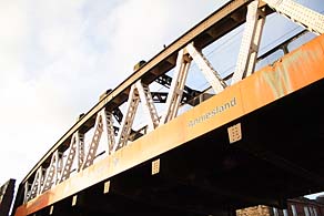 Anniesland Railway bridge, Great Western road. Photo: Anniesland Railway bridge.