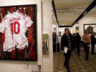 Photo: glasgow art show.