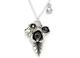 Photo: hand picked flower necklace.