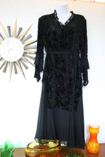 Photo: black vintage dress.
