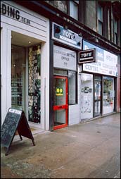 Photo: The bookmakers shop.