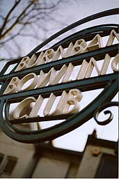 Bowling Club sign. Photo: Bowling Club sign.