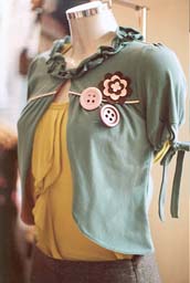 Photo: Top with buttons.
