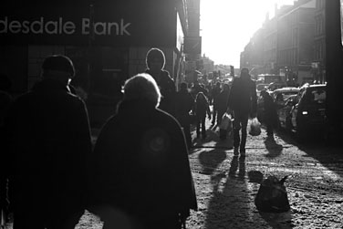 Photo: Byres Road evening light.