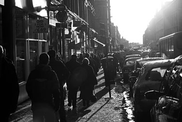 Photo: Byres Road evening light.