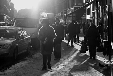 Photo: Byres Road evening light.