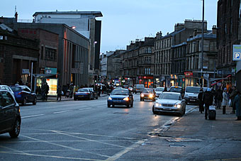 Photo: Byres Road December 2009.