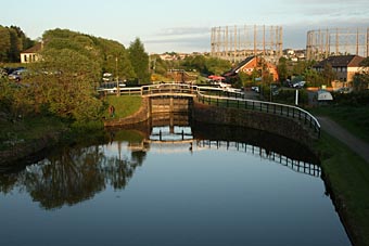 Photo: Canal at Anniesland.