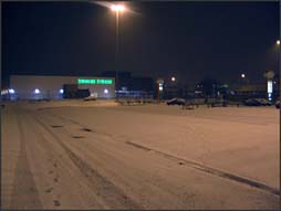 Photo: Clydebank shopping centre snow storm.