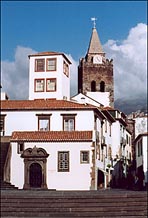 Photo: Madiera Cathedral spire.