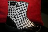 Photo: checked boot.