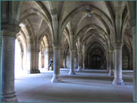 Photo: Cloisters Glasgow University.