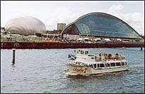 Photo: Boat on Clyde at River Festival.