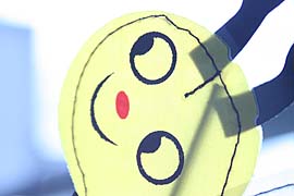Photo: Cloth Windmill face.