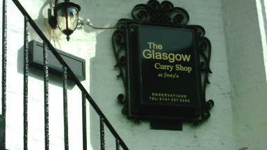 Photo: glasgow curry shop.