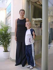Photo: Czech Designs mother and son.