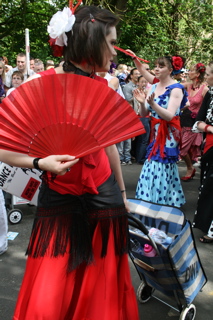 Photo: dancer at rest.