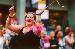Photo: Byres Road Parade dancer.