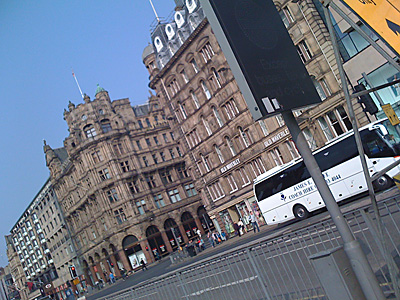 Photo: Princes Street, Edinburgh.