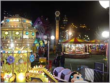 Photo: Edinburgh Winter carnival shows.