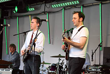 Photo: West End Festival Band Kelvingrove Park.