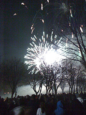 Fireworks Dalmuir Part, Clydebank. Photo: Fireworks Dalmuir Part, Clydebank.