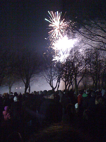 Fireworks Dalmuir Part, Clydebank. Photo: Fireworks Dalmuir Part, Clydebank.