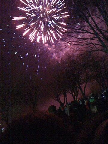Fireworks Dalmuir Part, Clydebank. Photo: Fireworks Dalmuir Part, Clydebank.