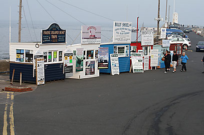 Fishing trip huts. Photo: Fishing trip huts.