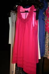 Photo: fuchsia dress.